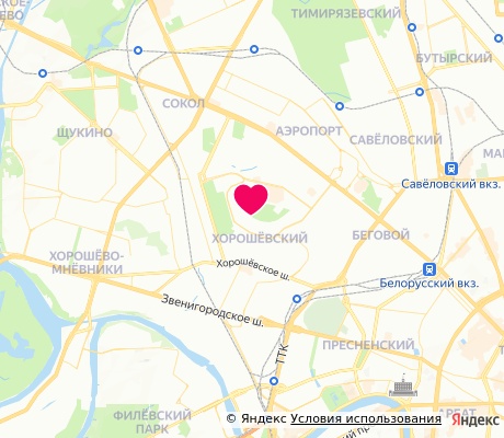 На карте
