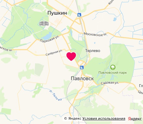 На карте