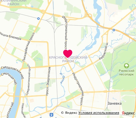 На карте