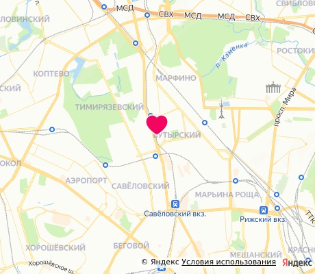 На карте