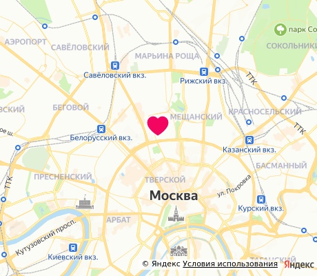 На карте