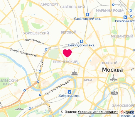 На карте