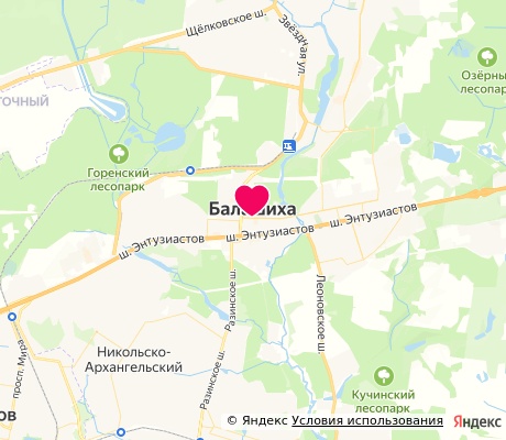 На карте