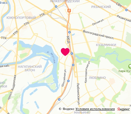 На карте