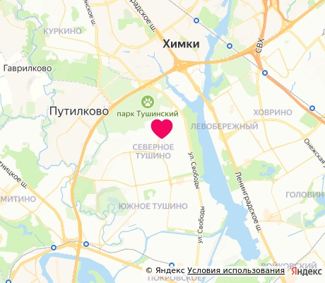 На карте