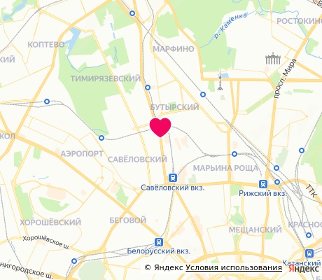 На карте