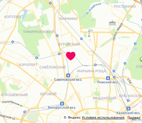 На карте