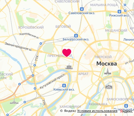 На карте