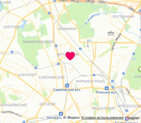 На карте