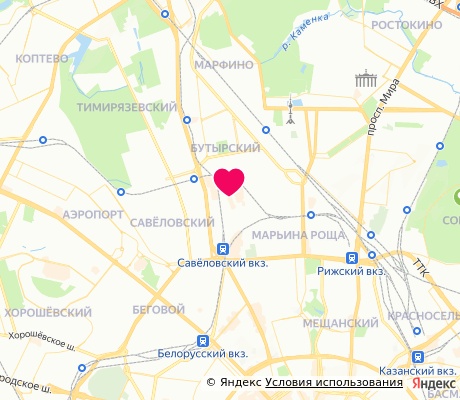 На карте