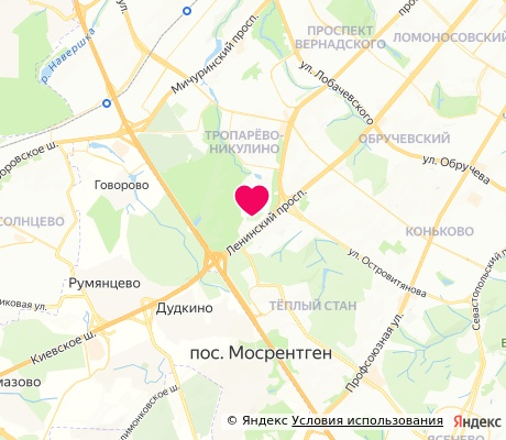 На карте
