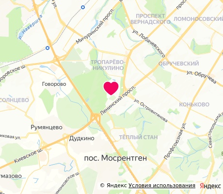 На карте
