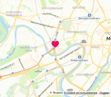 На карте