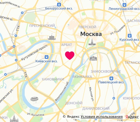 На карте