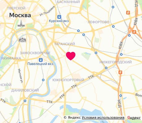 На карте