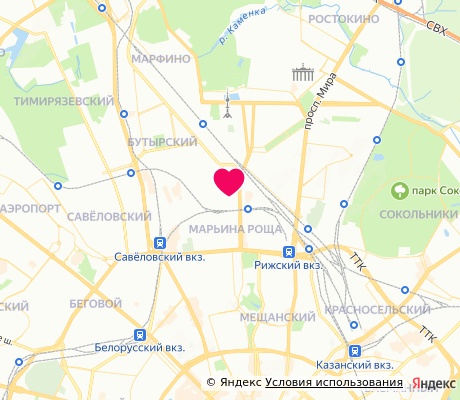 На карте