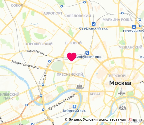 На карте