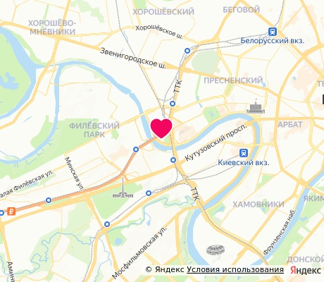 На карте