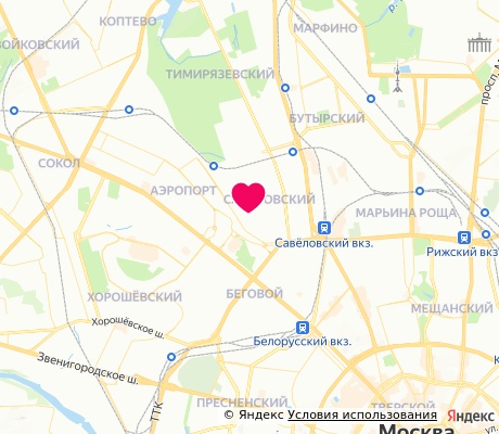 На карте