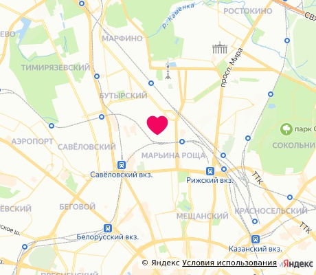 На карте