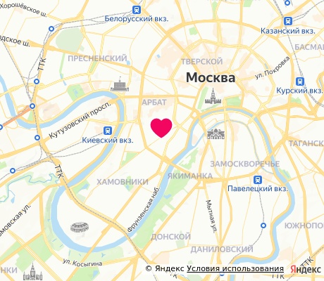 На карте