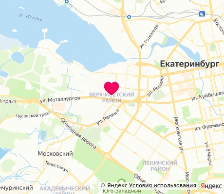 На карте