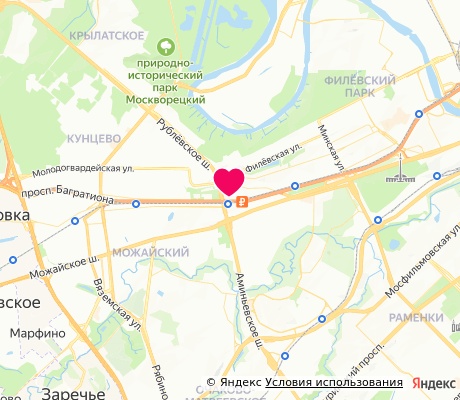 На карте