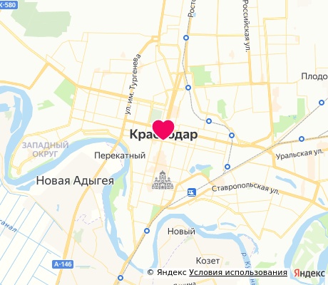 На карте