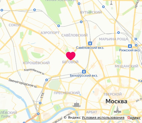 На карте