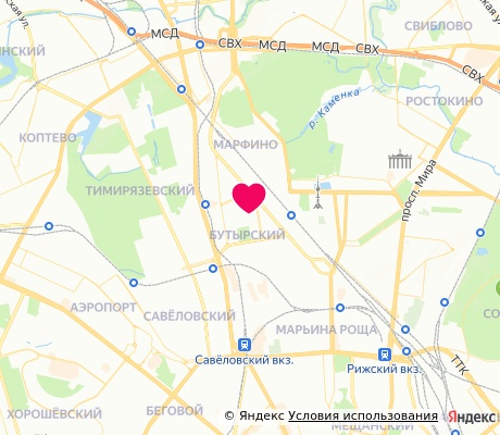 На карте