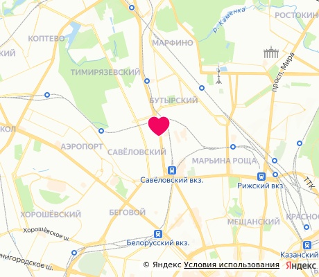 На карте