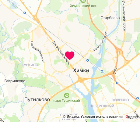 На карте