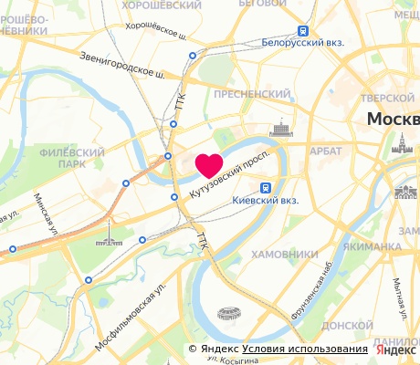 На карте