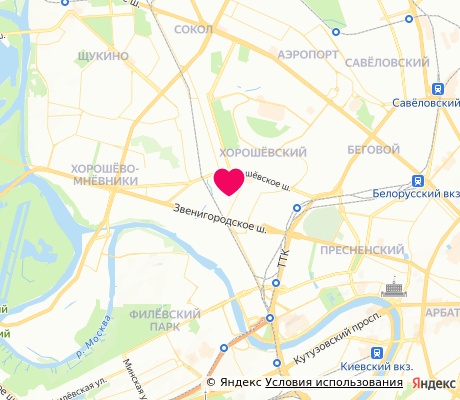 На карте
