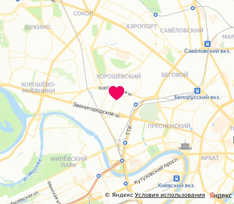 На карте