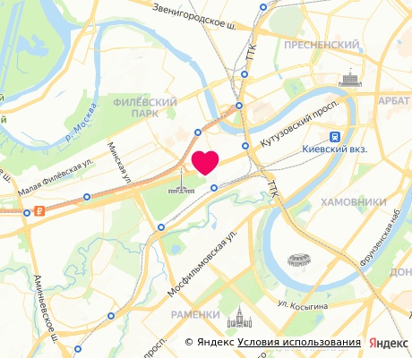 На карте