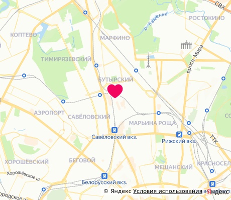 На карте