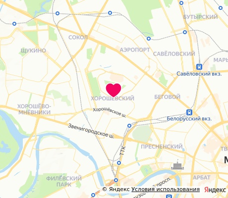 На карте