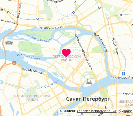 На карте