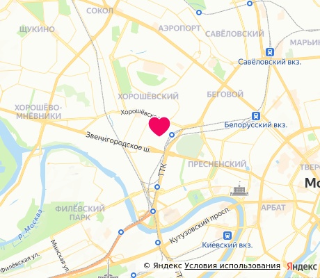 На карте