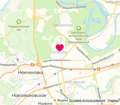На карте