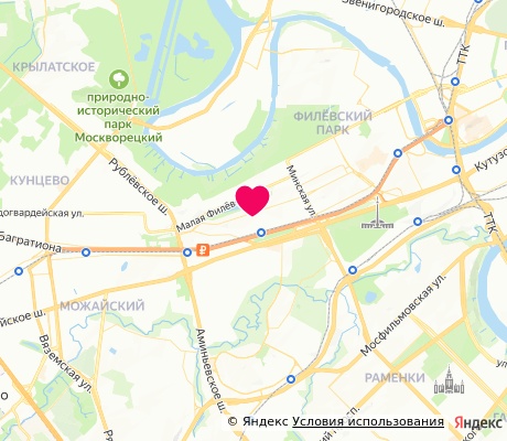 На карте