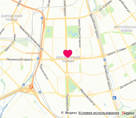 На карте