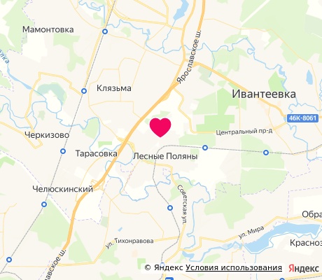 На карте