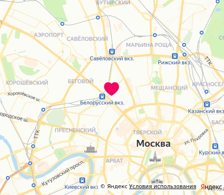 На карте