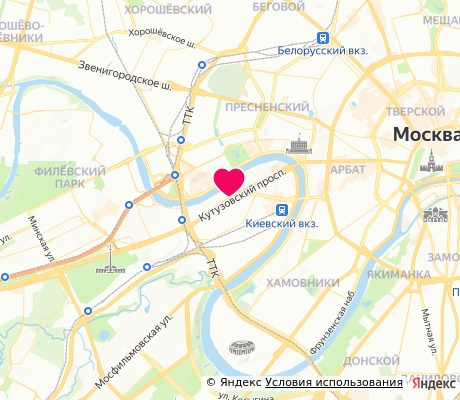На карте