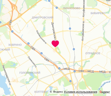 На карте