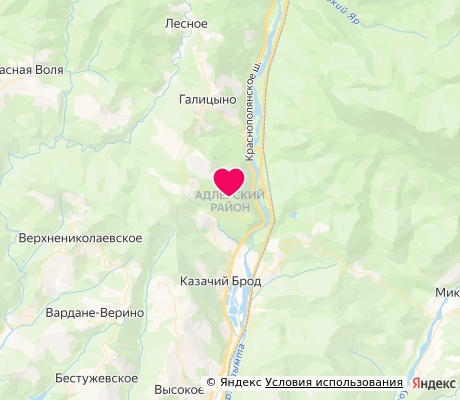 На карте