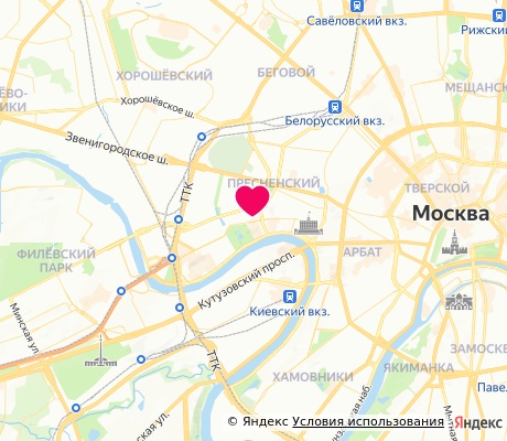 На карте