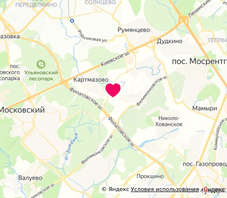 На карте